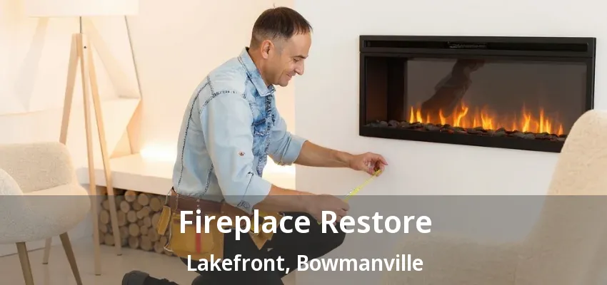 Fireplace Restore Lakefront, Bowmanville - ON
