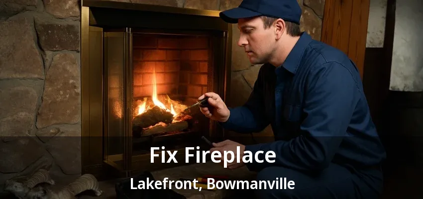 Fix Fireplace Lakefront, Bowmanville - ON