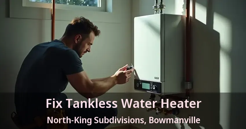 Fix Tankless Water Heater North-King Subdivisions, Bowmanville - ON