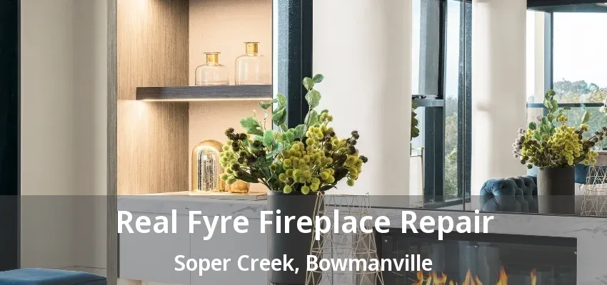 Real Fyre Fireplace Repair Soper Creek, Bowmanville - ON