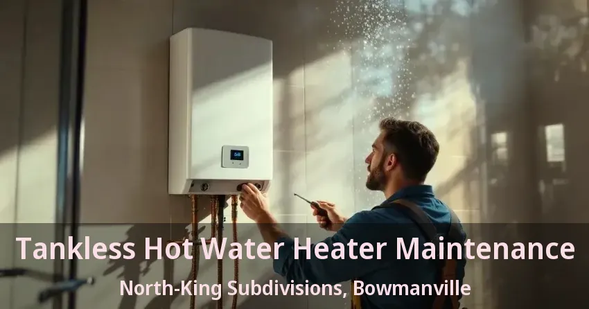 Tankless Hot Water Heater Maintenance North-King Subdivisions, Bowmanville - ON