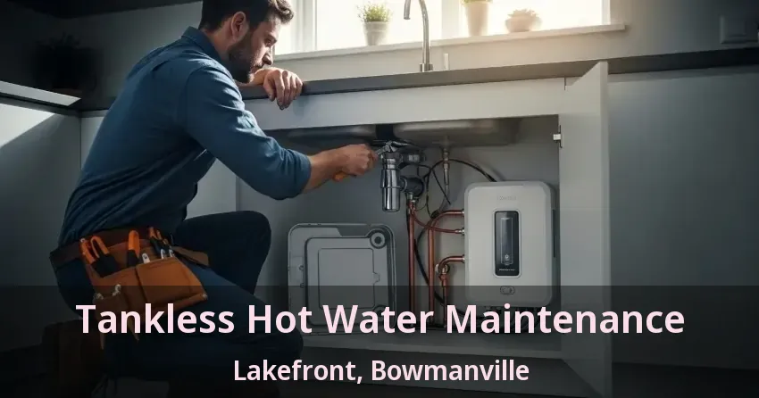 Tankless Hot Water Maintenance Lakefront, Bowmanville - ON