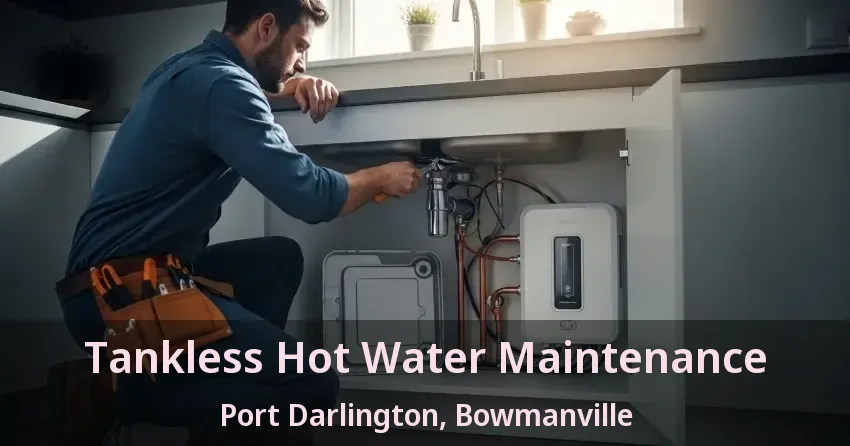 Tankless Hot Water Maintenance Port Darlington, Bowmanville - ON