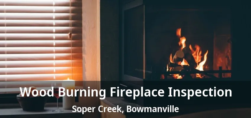 Wood Burning Fireplace Inspection Soper Creek, Bowmanville - ON Wood Burning Fireplace Inspection Soper Creek, Bowmanville - ON
